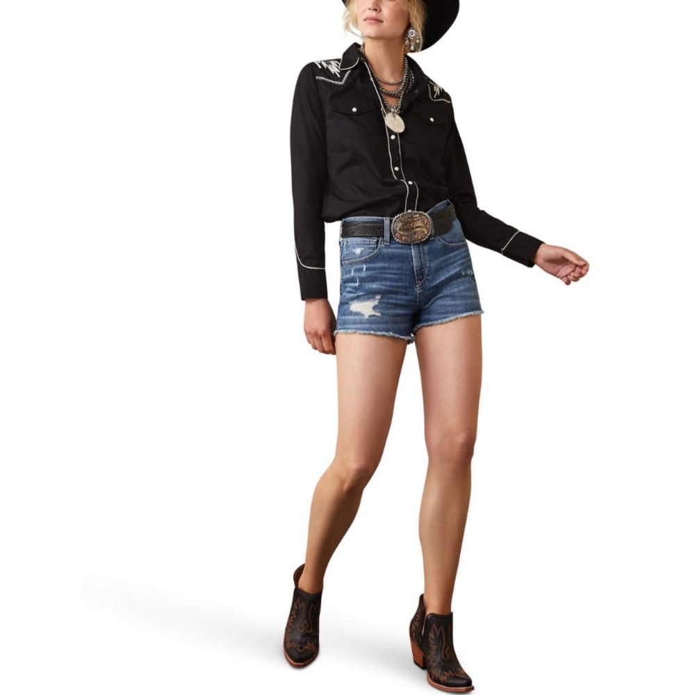 🌺NWT ARIAT HAVEN 3IN DENIM SHORTS SIZE 33🌺